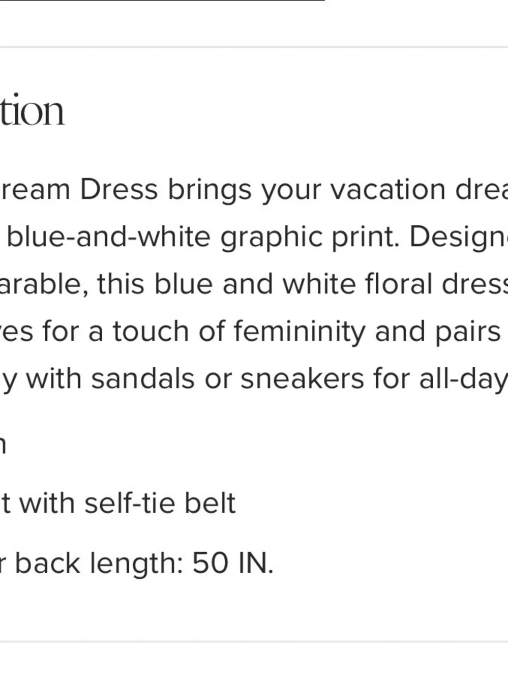 Cabi Day Dream Dress NWOT - Picture 7 of 7